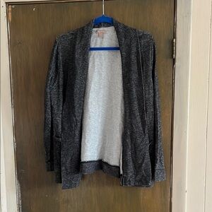 White Stag Gray Open Front Cardigan Extra Large